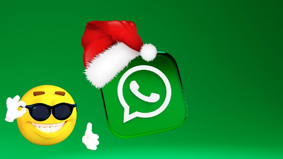 Así puedes personalizar el logo de WhatsApp para que aparezca con un gorro de Santa Claus.