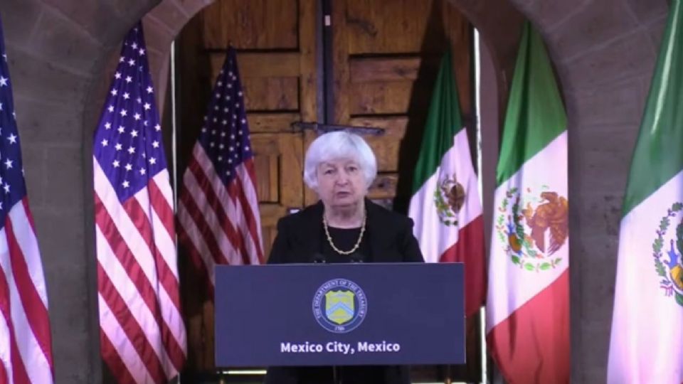 Janet Yellen, secretaria del Tesoro de EU, de visita en México.