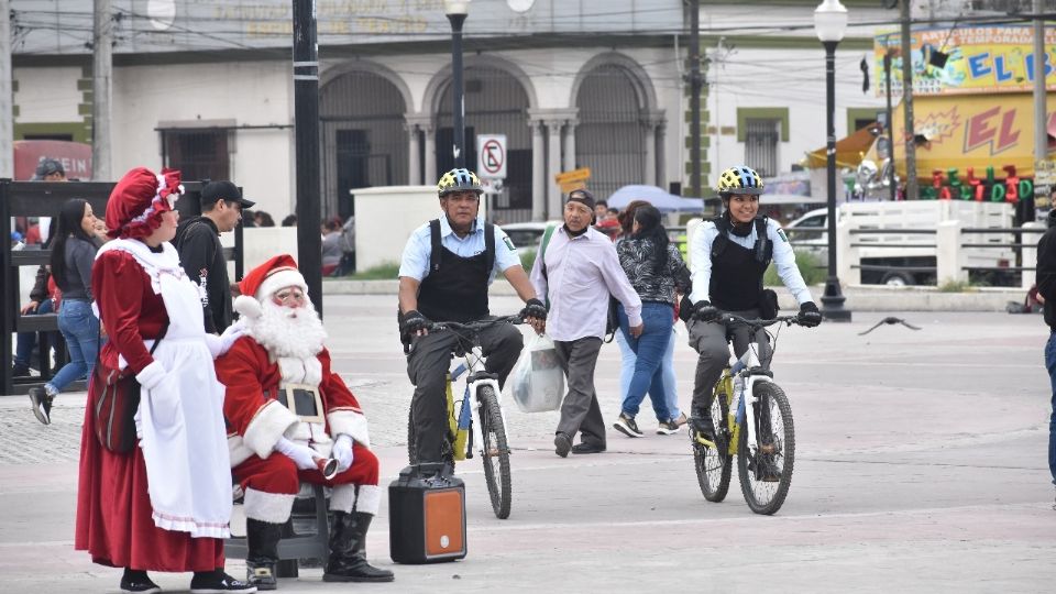 Seguridad en el centro de Monterrey