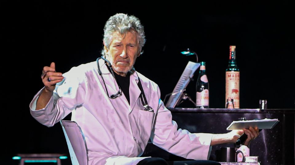 Roger Waters, cofundador de la mítica banda Pink Floyd, durante un concierto en el marco de su gira 'This is Not a Drill'.