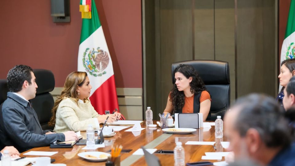 Mara Lezama, gobernadora de Quintana Roo, se reunió con la titular de Segob, Luisa María Alcalde.