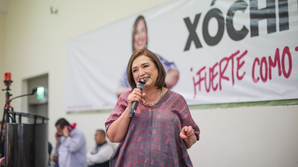 Xóchitl Gálvez, precandidata de la coalición Fuerza y Corazón por México.