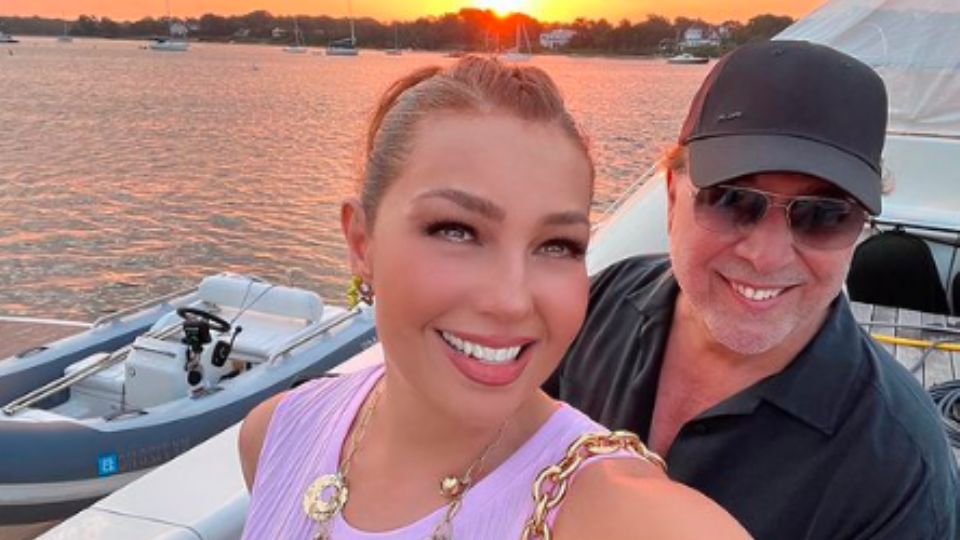 Thalía y Tommy Mottola sufren rumores de separación.