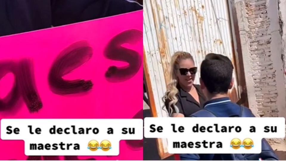 Maestra rechaza la propuesta de su alumno frente a sus compañeros.