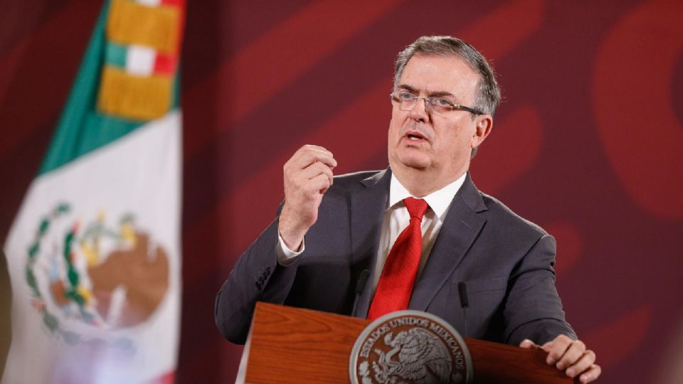 Marcelo Ebrard, secretario de Relaciones Exteriores.