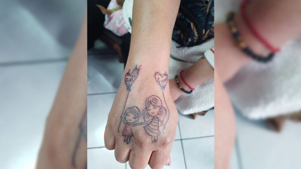 Tatuaje en honor a Esme y Sofi