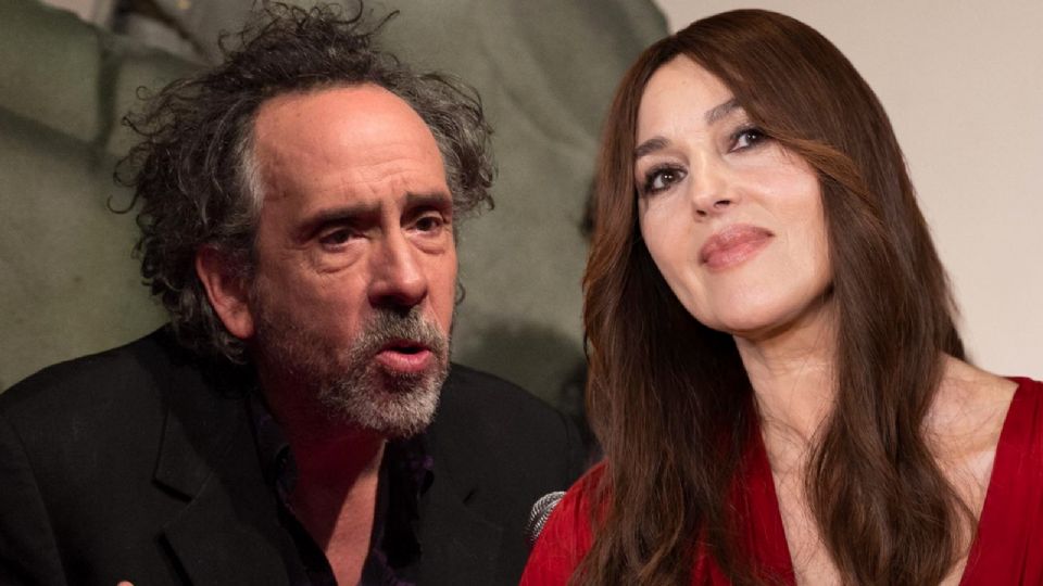 Tim Burton y Mónica Bellucci, la nueva pareja del cine.