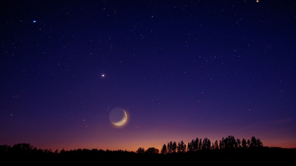 Júpiter, Venus y la Luna; así se vivió una de las mejores conjunciones astronómicas.