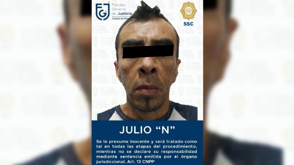 La FGJ informó que el sospechoso huyó, pero elementos de la Secretaría de Seguridad Ciudadana lo detuvieron.