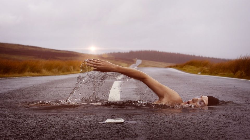 Nadadora / Ilustración