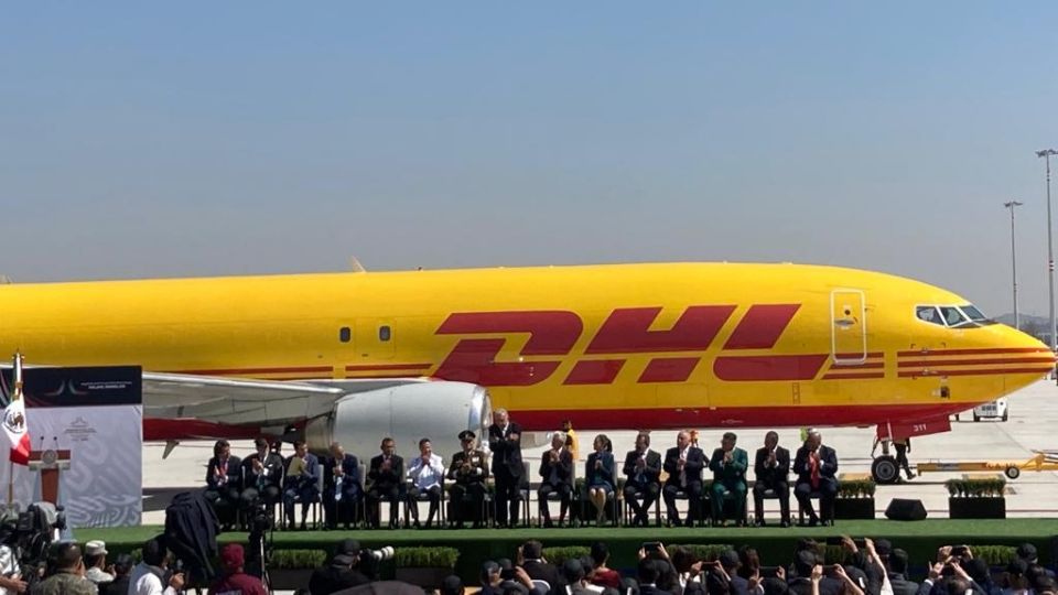 Arriba a AIFA primer vuelo de carga de DHL.