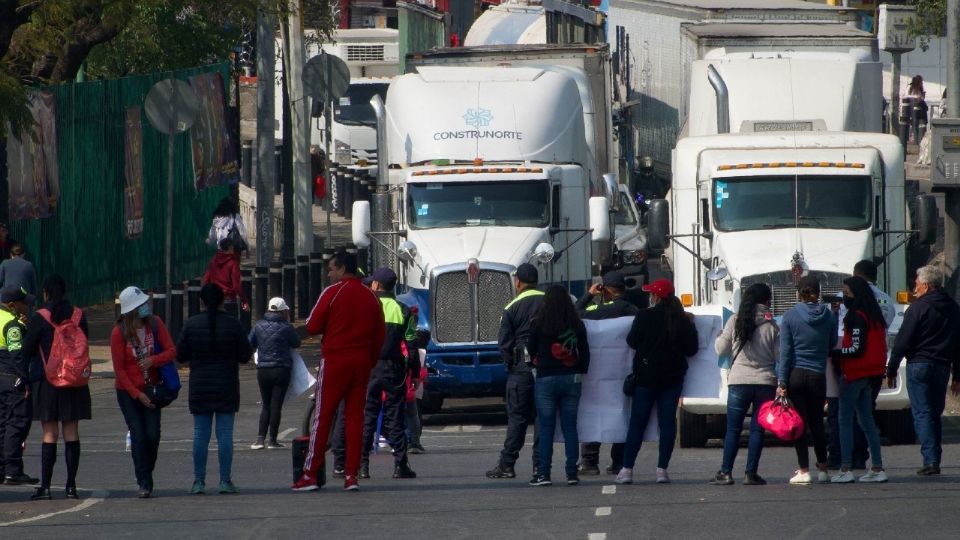 Bloqueo en Tlalpan.