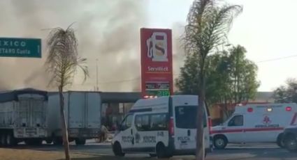 Gasolinera en carretera Tula-Tlahuelilpan explota; así fue el momento exacto