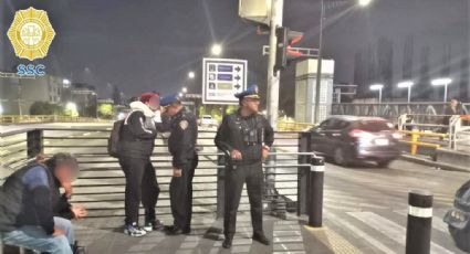 Evitan oficiales de la PA que joven atentara contra su vida en estación Coyuya del Metrobús