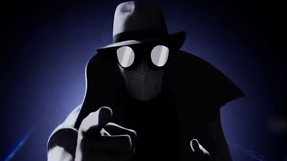 Spider-Man Noir en 'Spider-Man Into the Spiderverse'.