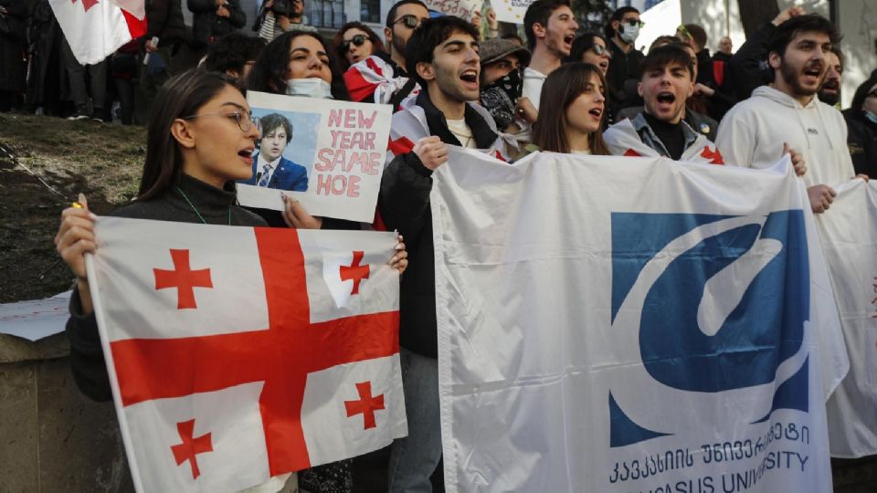 Aumentan protestas en Georgia