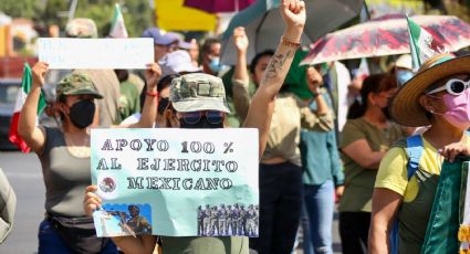 La marcha en defensa de elementos del ejercito es 'un tanto bizarra'