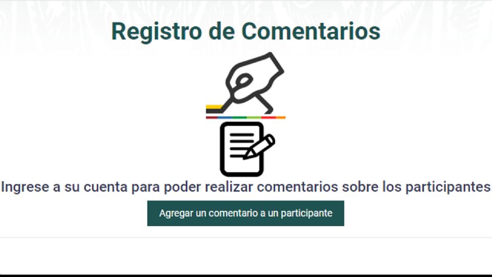 Se abrió un micrositio en la página de la Cámara de Diputados.