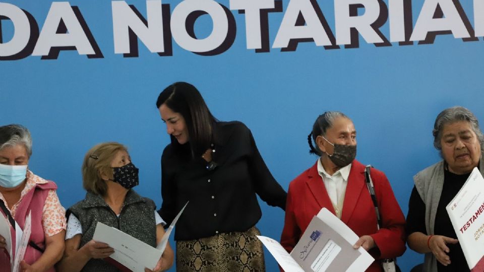 La alcaldesa Lía Limón encabezó la jornada notarial en Álvaro Obregón.