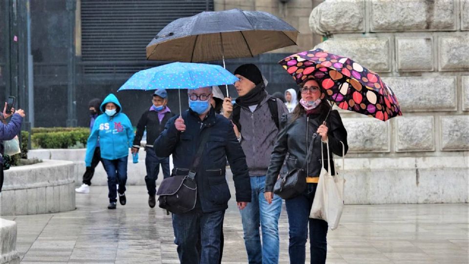 Existe una alta probabilidad de lluvias y chubascos en la CDMX.