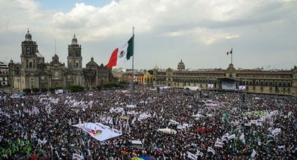 Marcha de AMLO reunió a 500 mil personas, estiman autoridades capitalinas