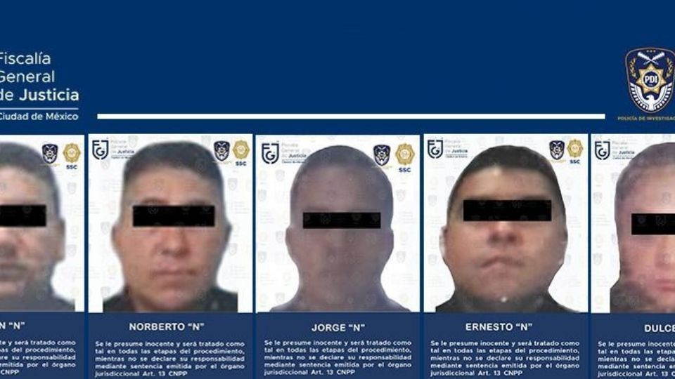 La SSC detiene y encarcela a cinco policías acusados de realizar un secuestro express.