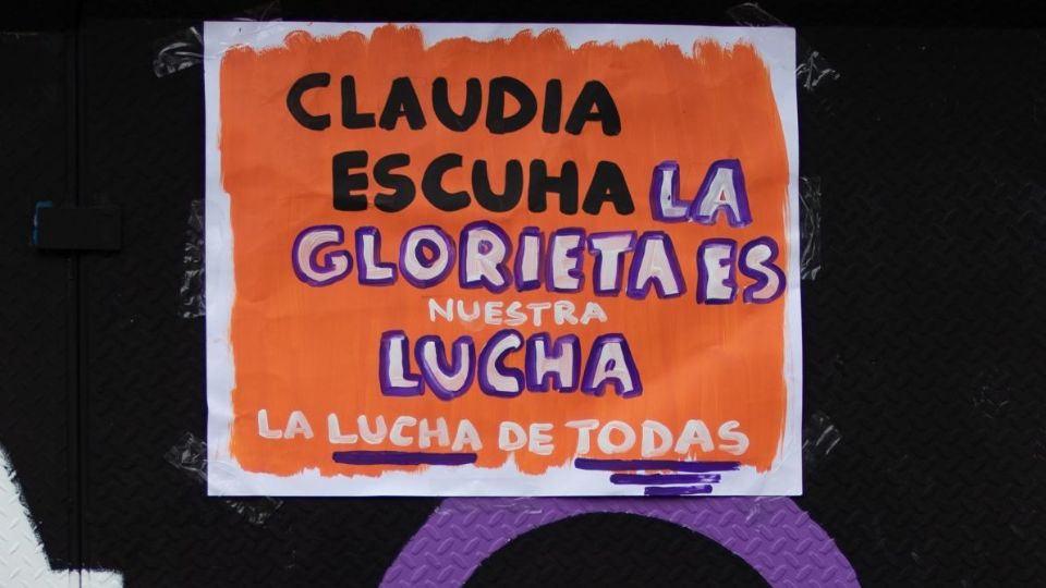 Frente amplio de las mujeres que luchan pide se respete este espacio.
