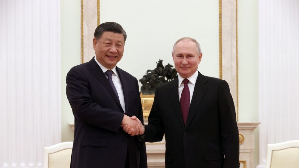 Xi Jinping y Vladímir Putin, presidentes de China y Rusia, respectivamente