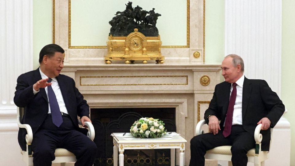 Xi Jinping, presidente de China y Vladímir Putin, mandatario ruso