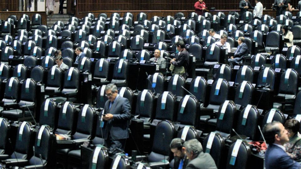 Sesión en la Cámara de Diputados.