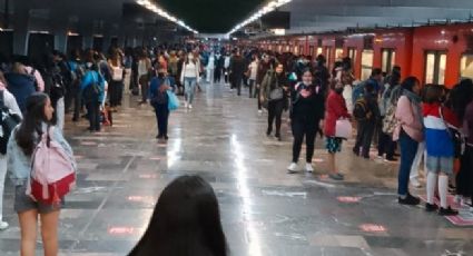 L3 del Metro de la CDMX; se reportó máxima afluencia ¡hubo retraso y saturación!