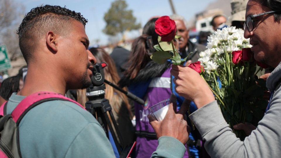 Migrantes en Ciudad Juárez.