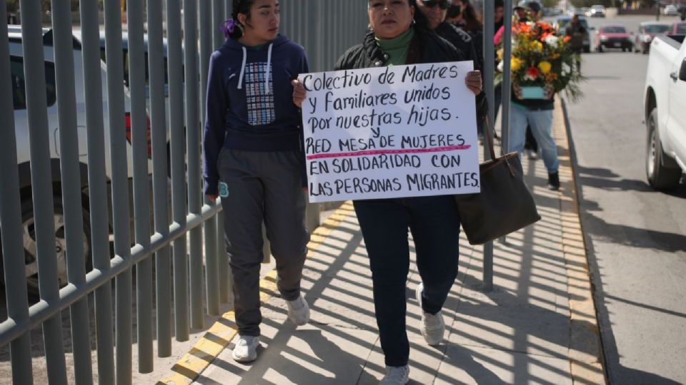 Migrantes de diversas nacionalidades exigieron justicia por los migrantes que murieron en la estación migratoria de INM.