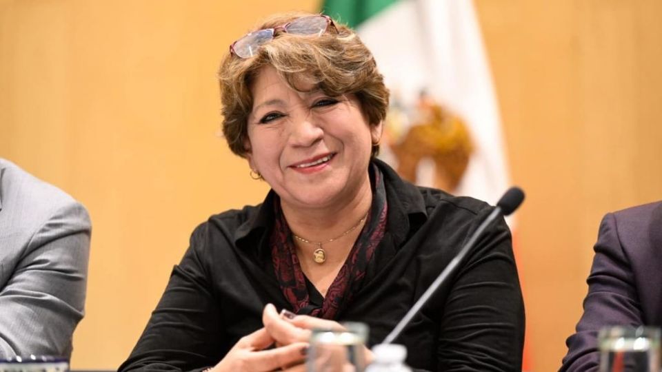 Delfina Gómez, abanderada de Morena a la gubernatura del Edomex.