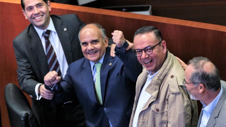 Manuel Añorve, en sesión del Senado de la República.