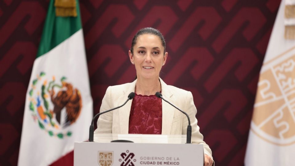 Claudia Sheinbaum, jefa de Gobierno de la CDMX.