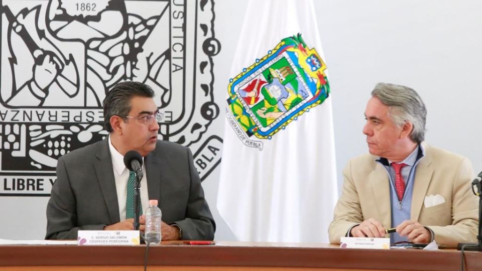 Sergio Salomón Céspedes, gobernador de Puebla.