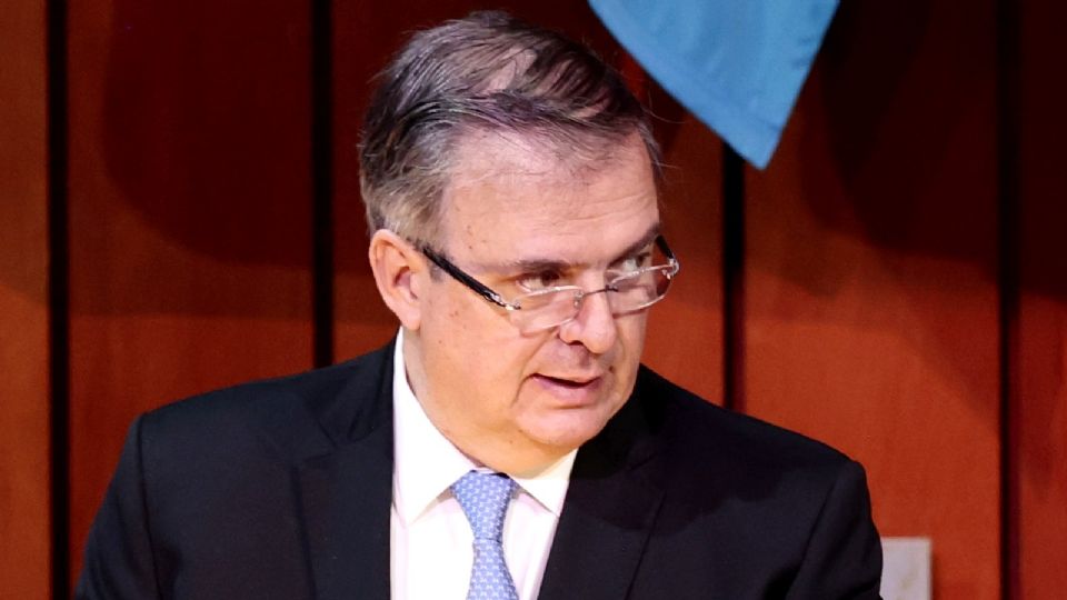 Marcelo Ebrard, secretario de Relaciones Exteriores.