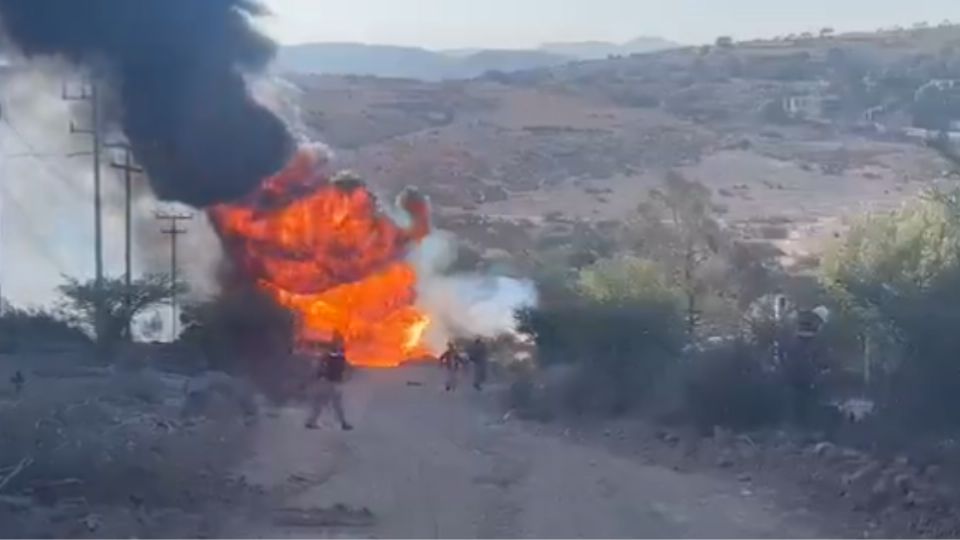 Explosión ducto de Pemex en Hidalgo.