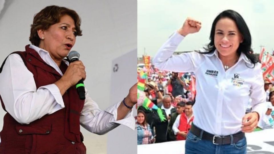 Delfina Gómez y Alejandra del Moral se dicen listas para debatir.