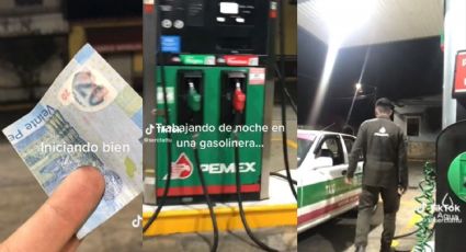 Propinas como despachador de gasolinera, joven revela cuánto gana | VIDEO