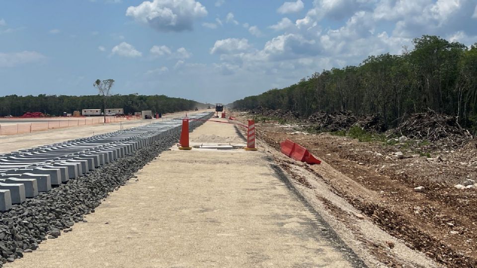 Obras en el Tren Maya.