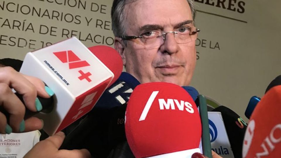 Marcelo Ebrard, secretario de Relaciones Exteriores.