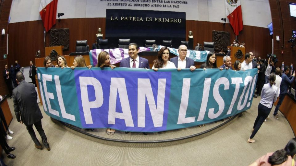 Sesión en el Senado de la República.