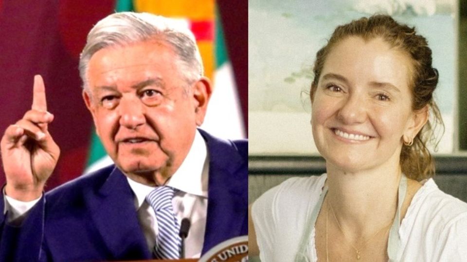 Andrés Manuel López Obrador y Elena Reygadas