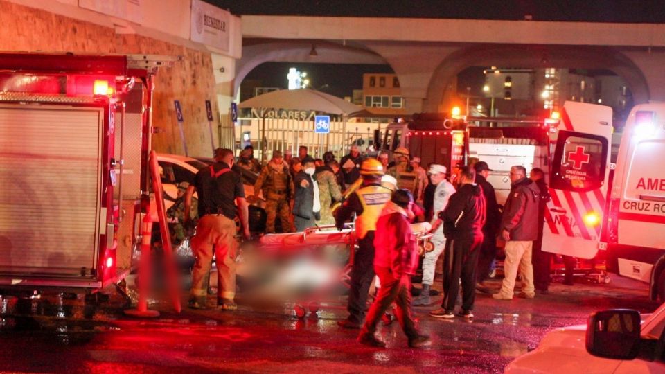 Incendio en estación migratoria de Ciudad Juárez.