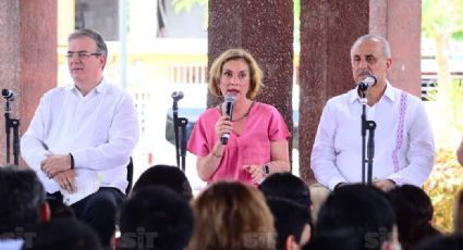 Beatriz Gutiérrez Müller, esposa de AMLO, dice que el presidente 'está muy bien'