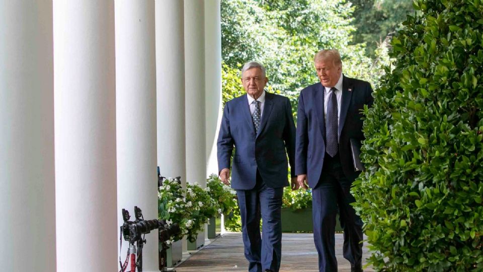 Andrés Manuel López Obrador y Donald Trump.