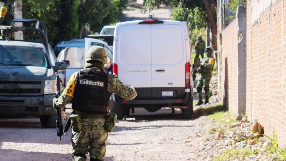 Elementos del Ejército en Saltillo.