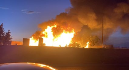 Se registra un incendio en la Central de Abasto en la alcaldía Iztapalapa